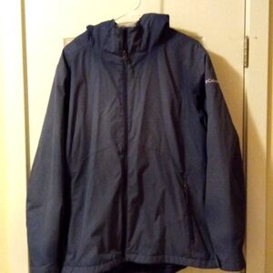 Women's Columbia jacket, blue, size 2X